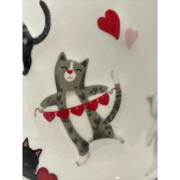 CATS 3D Pet Love Hearts Ceramic 20.6 Oz Cat Coffee Tea Mug Valentine's Day Gift - Picture 10 of 15